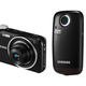 Illustration for article titled Samsung HMX-E10: A 1080p Pocket Cam With 270-Degree Swivel Lens, and ST80 Wi-Fi Point-and-Shoot